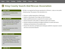 Tablet Screenshot of kcsara.org